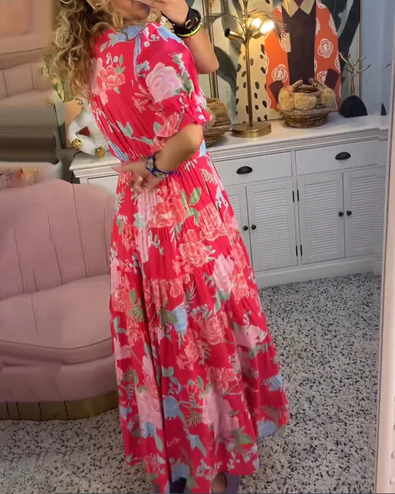Enchanting Floral Dress by ALLIE-3