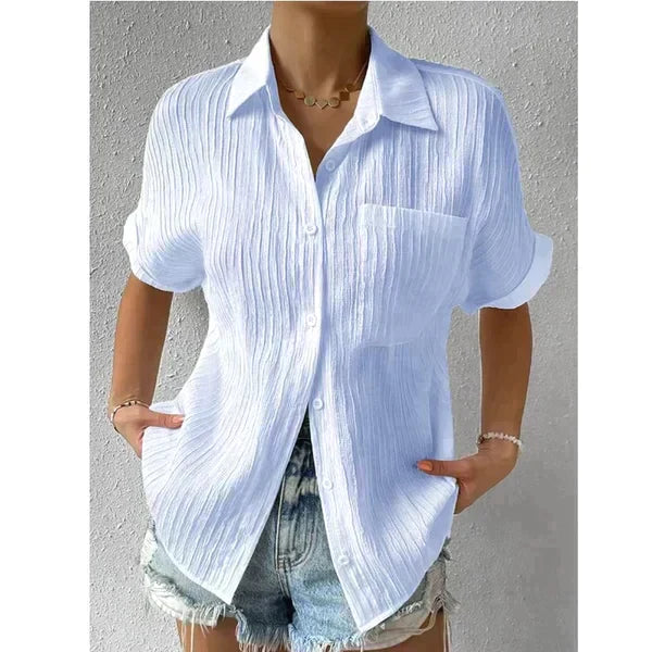 CHARLOTTE | Chic Short Sleeve Polo-6
