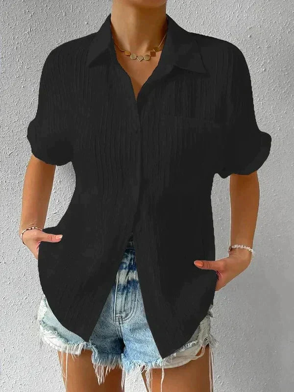 CHARLOTTE | Chic Short Sleeve Polo-3