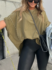 HILLARY | Loose Fit Vintage Shirt Women-2