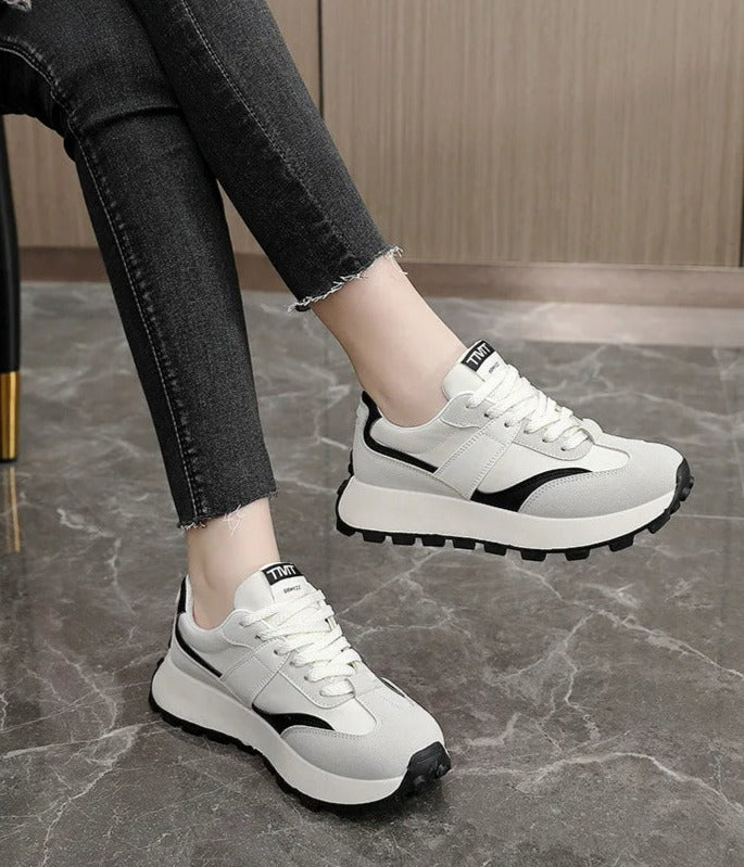 COPENHAGEN | Sneakers Black White Women-3