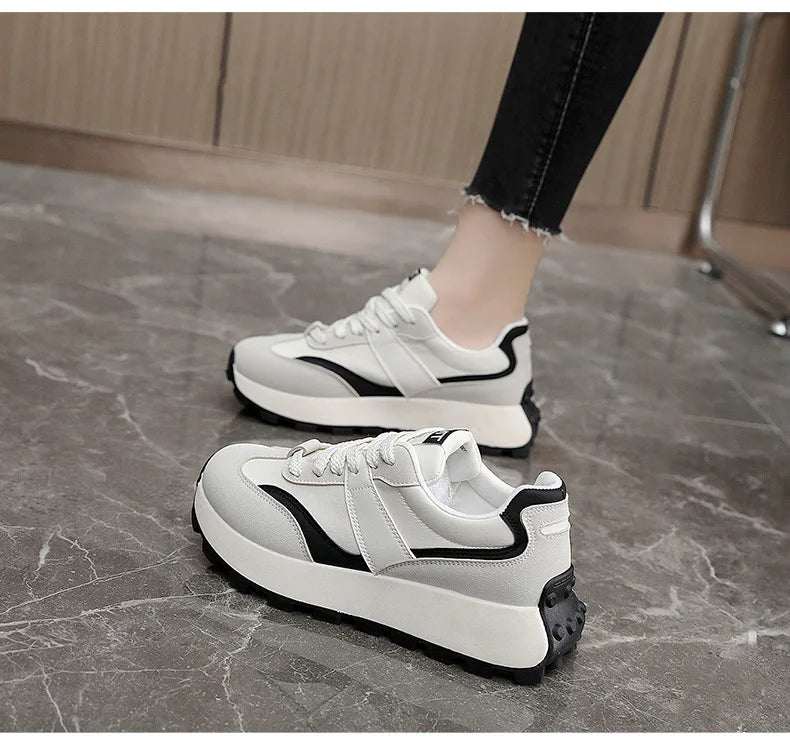COPENHAGEN | Sneakers Black White Women-5