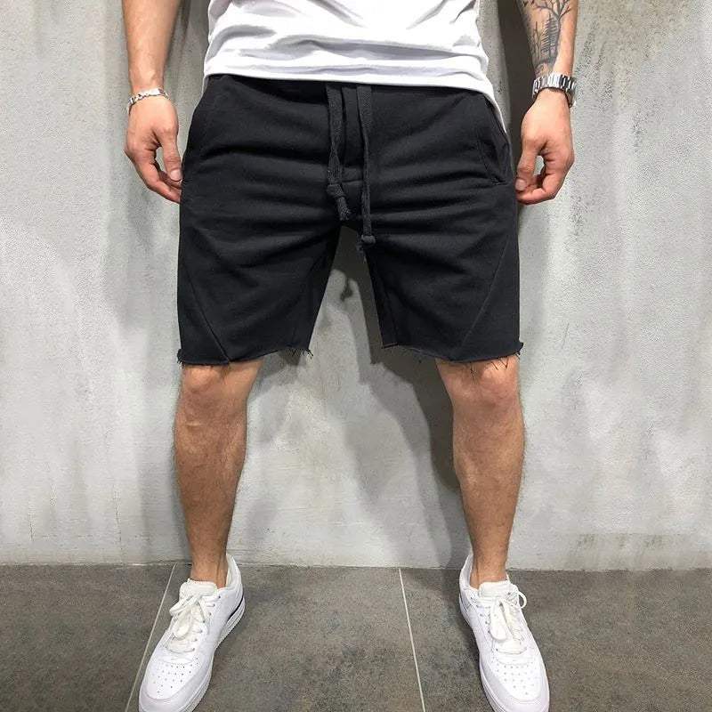 Men’s Casual Shorts - Soft Cotton Blend - Relaxed Fit - Knee-Length with Pockets-3