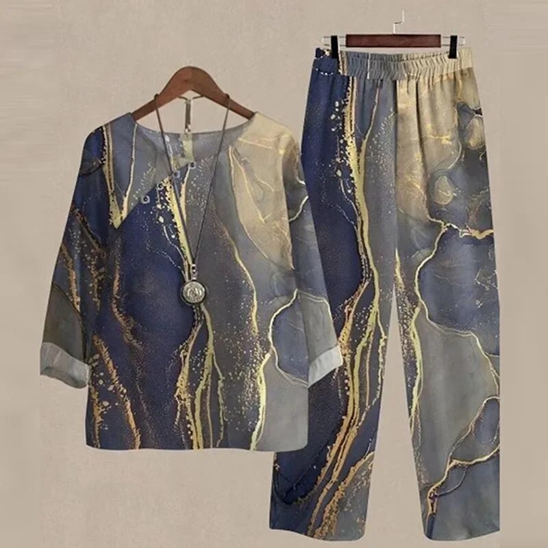 Eliza | Elegant Floral Two-Piece Set-5