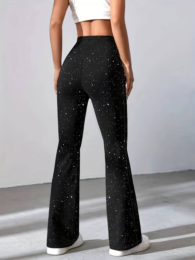 NASHVILLE | Glitter Wide Legs Trousers-4