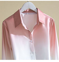 Gradient Professionelle Bluse - Zeitgenössischer Künstlerischer Stil