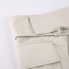 ALEXIA - The Avant-Garde Cargo Mini Skirt
