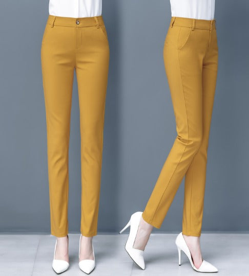 JANE | High Waist Elastic Pants for Plus Size Women-4