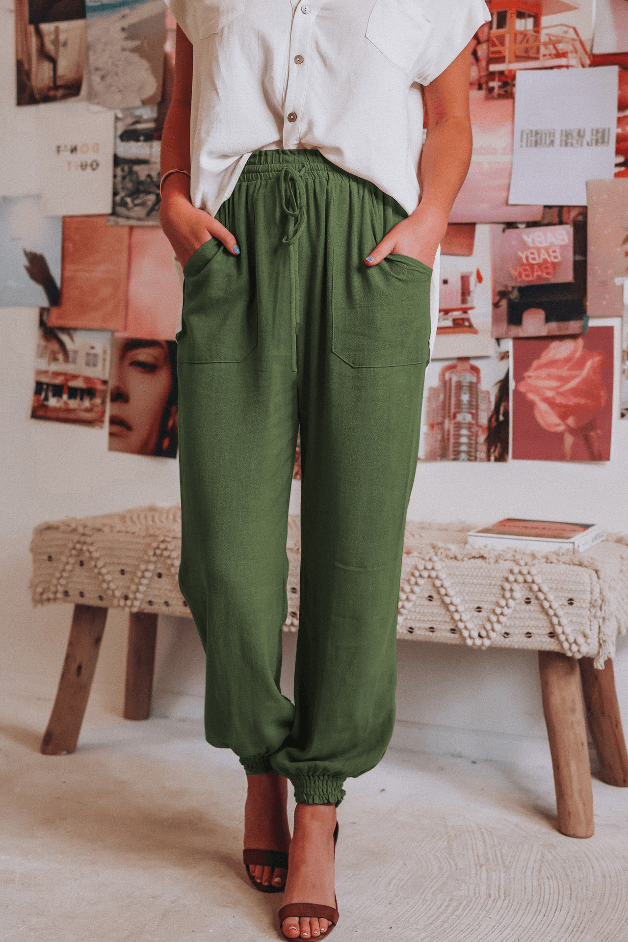 ALOHA | Summer Pants Loose Fit-3