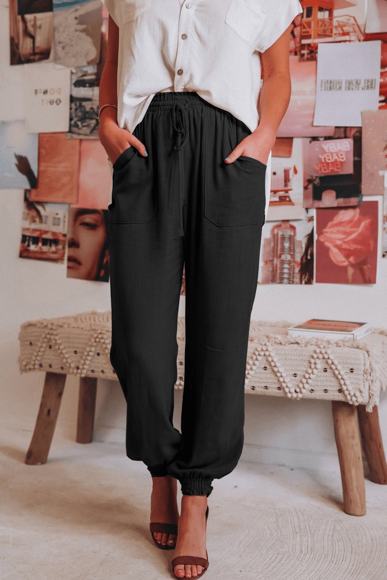ALOHA | Summer Pants Loose Fit-4