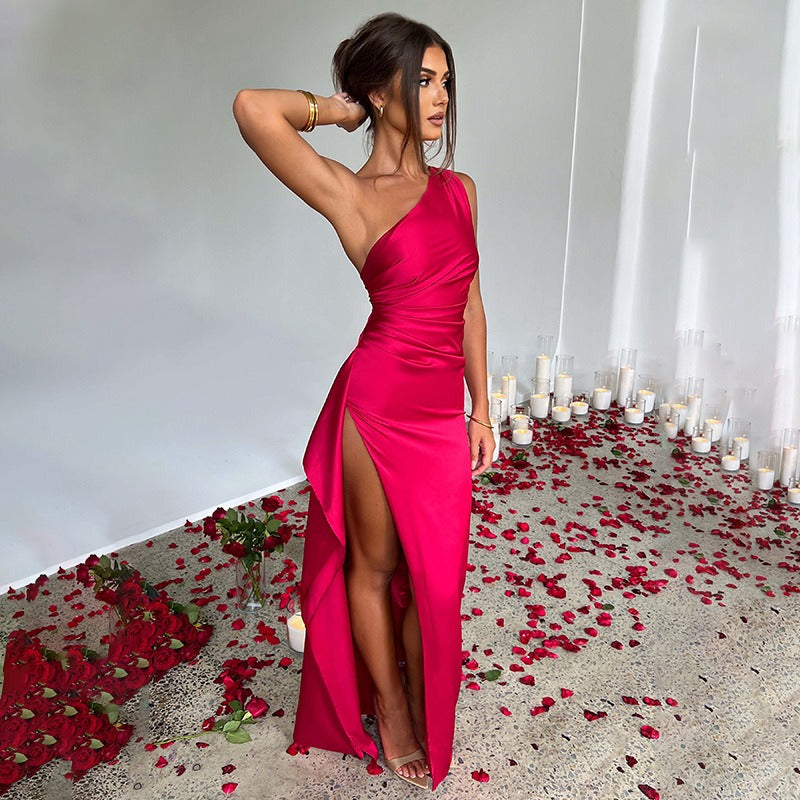 ABIGAIL | One-Shoulder Maxi Dress-4