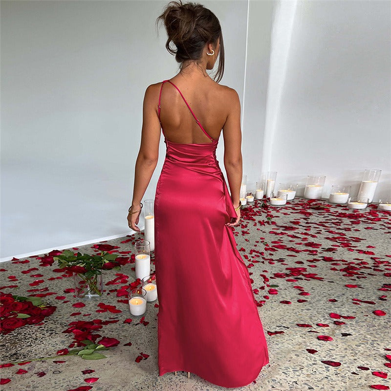 ABIGAIL | One-Shoulder Maxi Dress-5