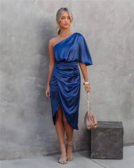 Elevate Your Style: Elegant Silk Cocktail Sundress for Spring-3