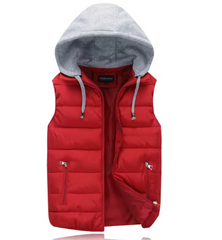 Ralph Bodywarmer | Casual light padded vest/jacket with removable hood for men-1