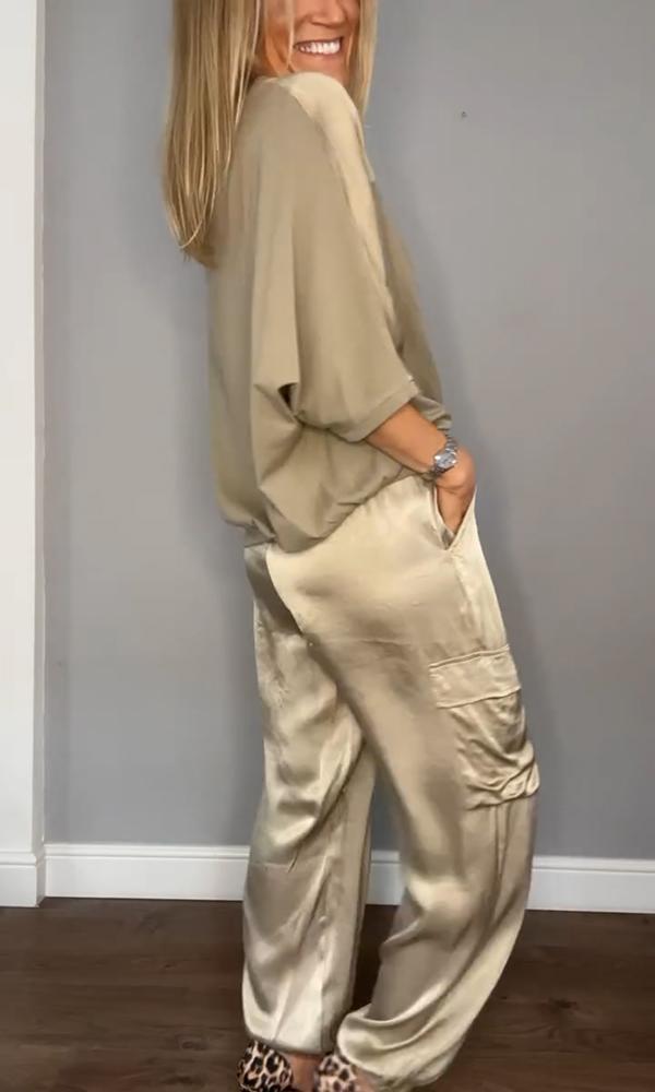 MIA | Women Suit Two Piece Satin-4
