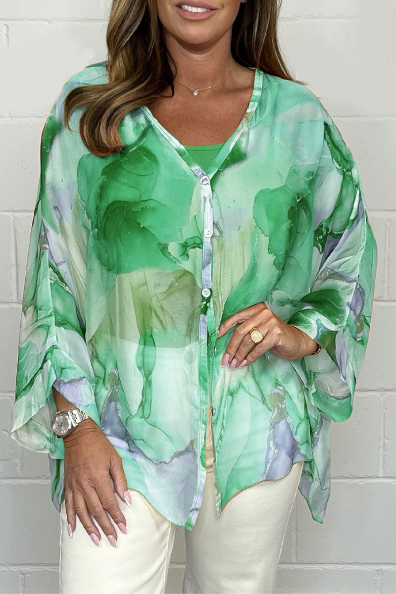 ZARA | Stylish Lightweight Printed Blouse-6