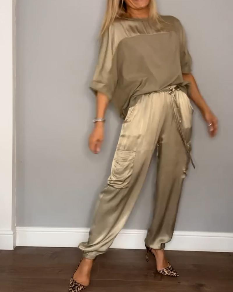 MIA | Women Suit Two Piece Satin-3