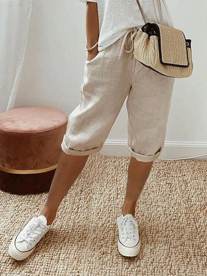 BELLA | Breathable Knee Length Pants for Women-3