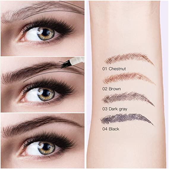 Precision Brow Pro - Waterproof Eyebrow Pencil with 4-Tip Applicator-3