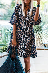 MILA | Chic Leopard Print Summer Dress for Effortless Style-1