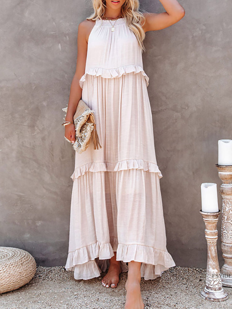 LunaGlam - Elegant Sleeveless Evening Dress-3
