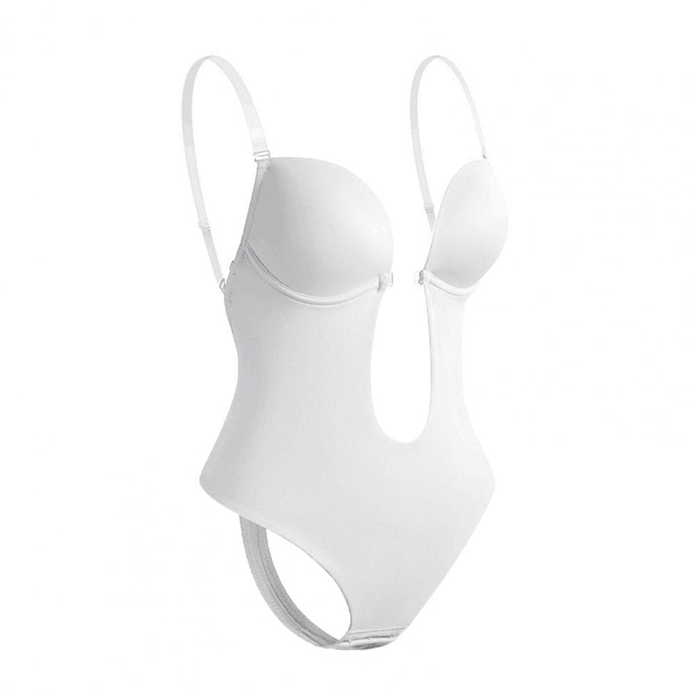 Deep V-Neck Shapewear Bodysuit - Ultimate Body Shaper for Flawless Silhouette-5