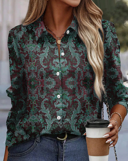  ADALYNN | Timeless Unique Patterned Blouse-3