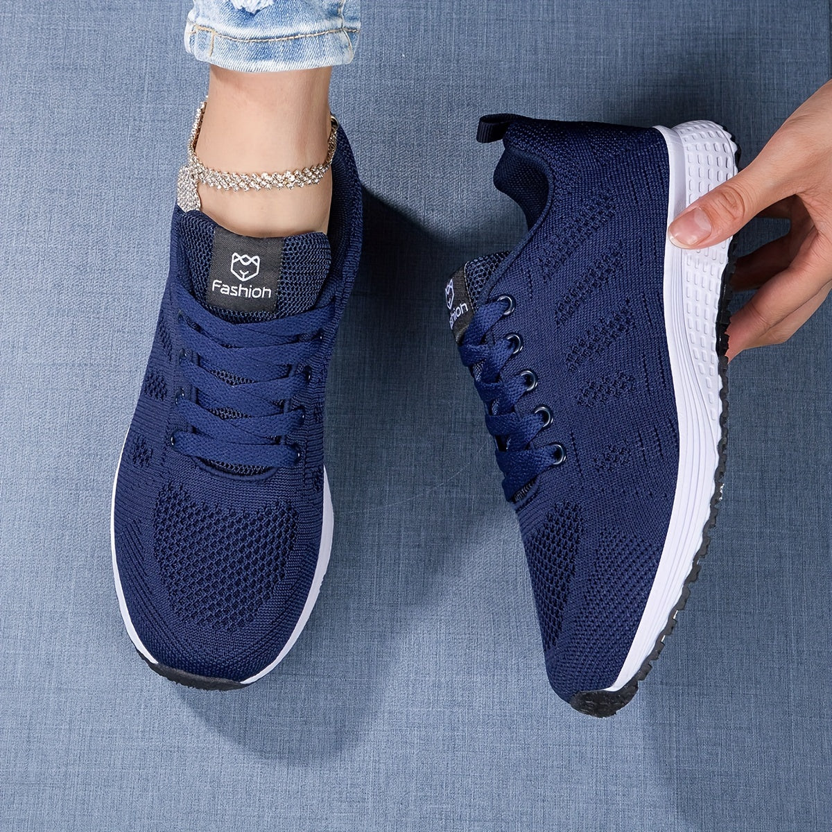 MEGAN | Knitted Sports Shoes-4