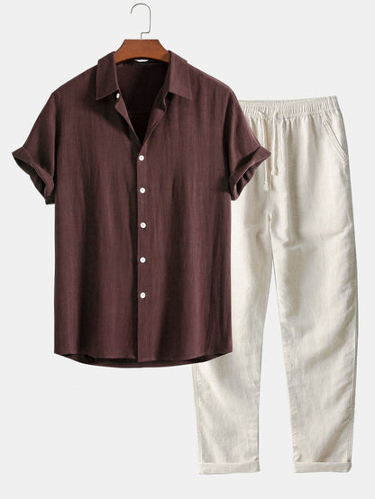 KANE | Comfy Shirt and Pants Set-4