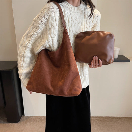 Almira | Stylish Suede Shoulder Bag 1