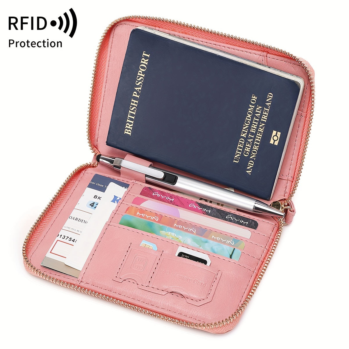RFID | Protected Travel Wallet Anti Theft 5