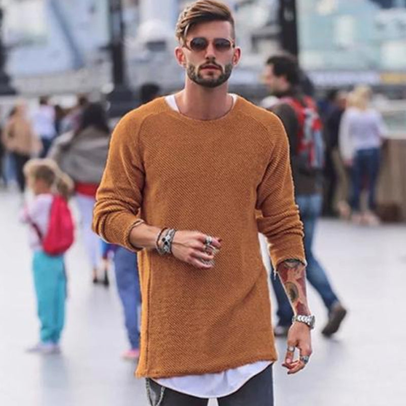 EDWARD | Comfy Long Men's Sweater-3
