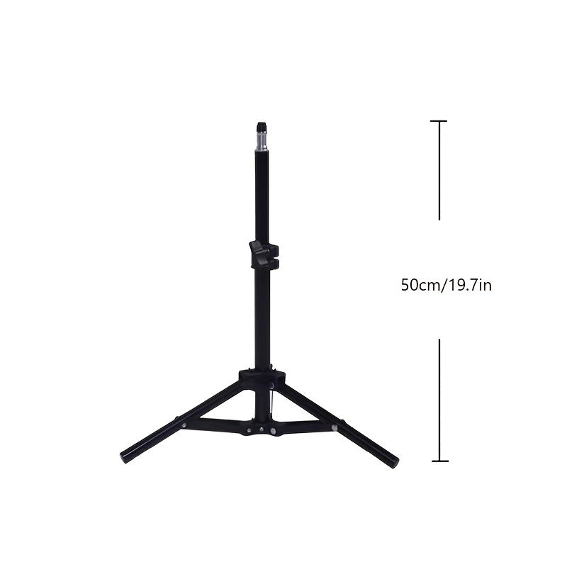 10 -Coll -LED ring light with adjustable tripod and telephone holder -ideal for make -up, photography and vlogging 4