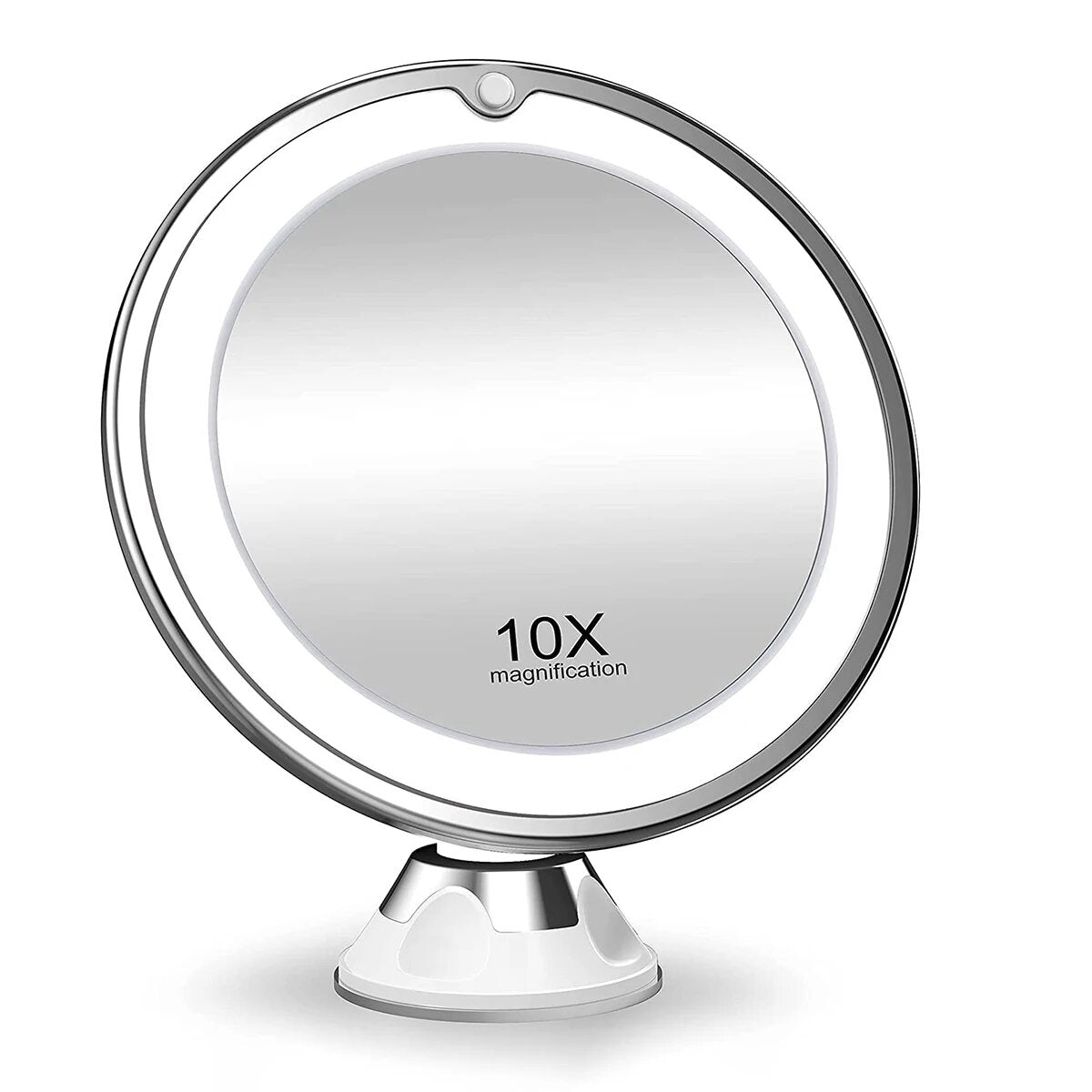 10x Magnifying LED Vanity Mirror 360° Rotation with Lights-2
