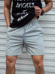  Men’s Casual Shorts - Lightweight Relaxed Fit - Elastic Waist with Drawstring - Above Knee-2