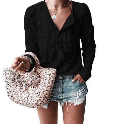  Estrella | Flattering Fit V-Neck Shirts-5