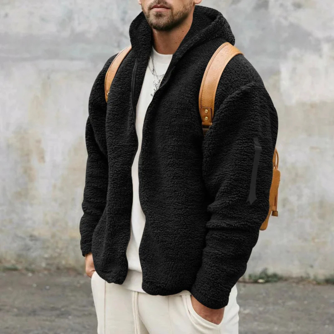 RAVEN | Men's Warm Hoodie Jacket-3