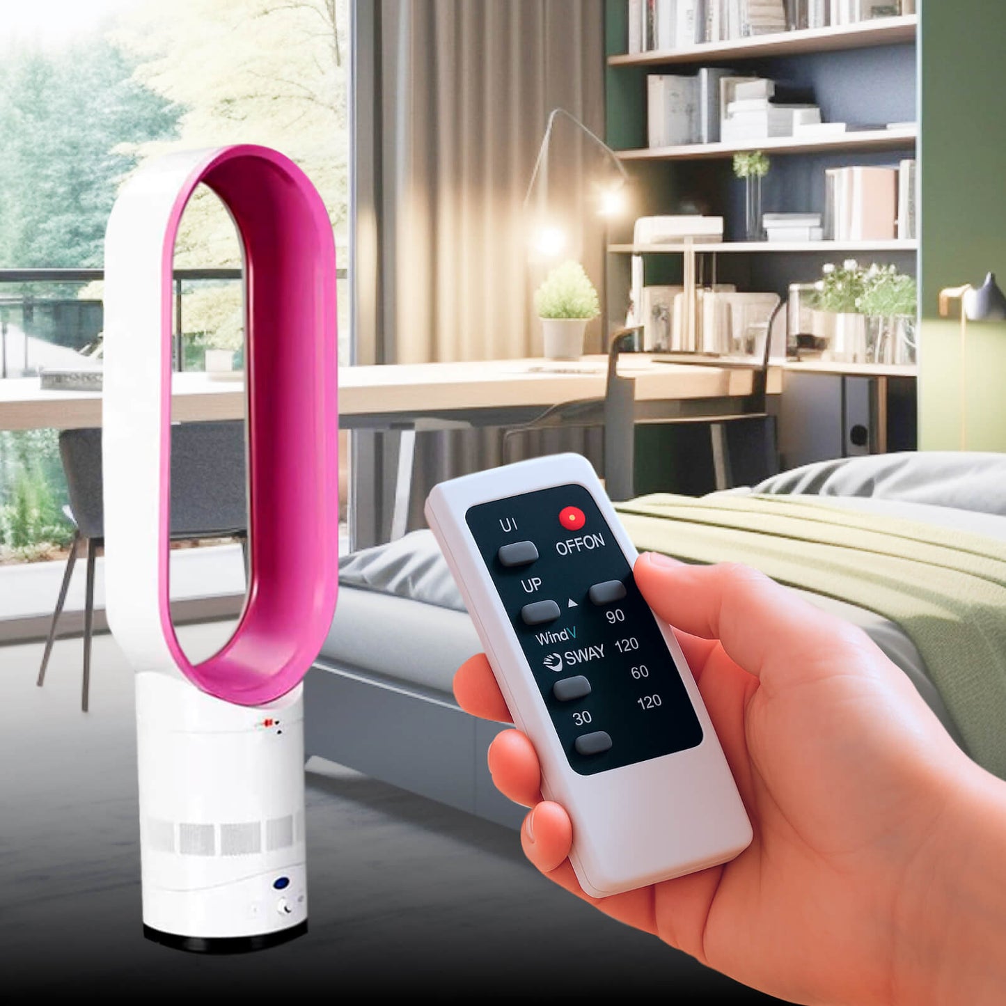 16 Inch Bladeless fan with remote control 10