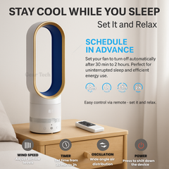 16 Inch Bladeless fan with remote control 1