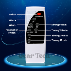 16 Inch Bladeless fan with remote control 2