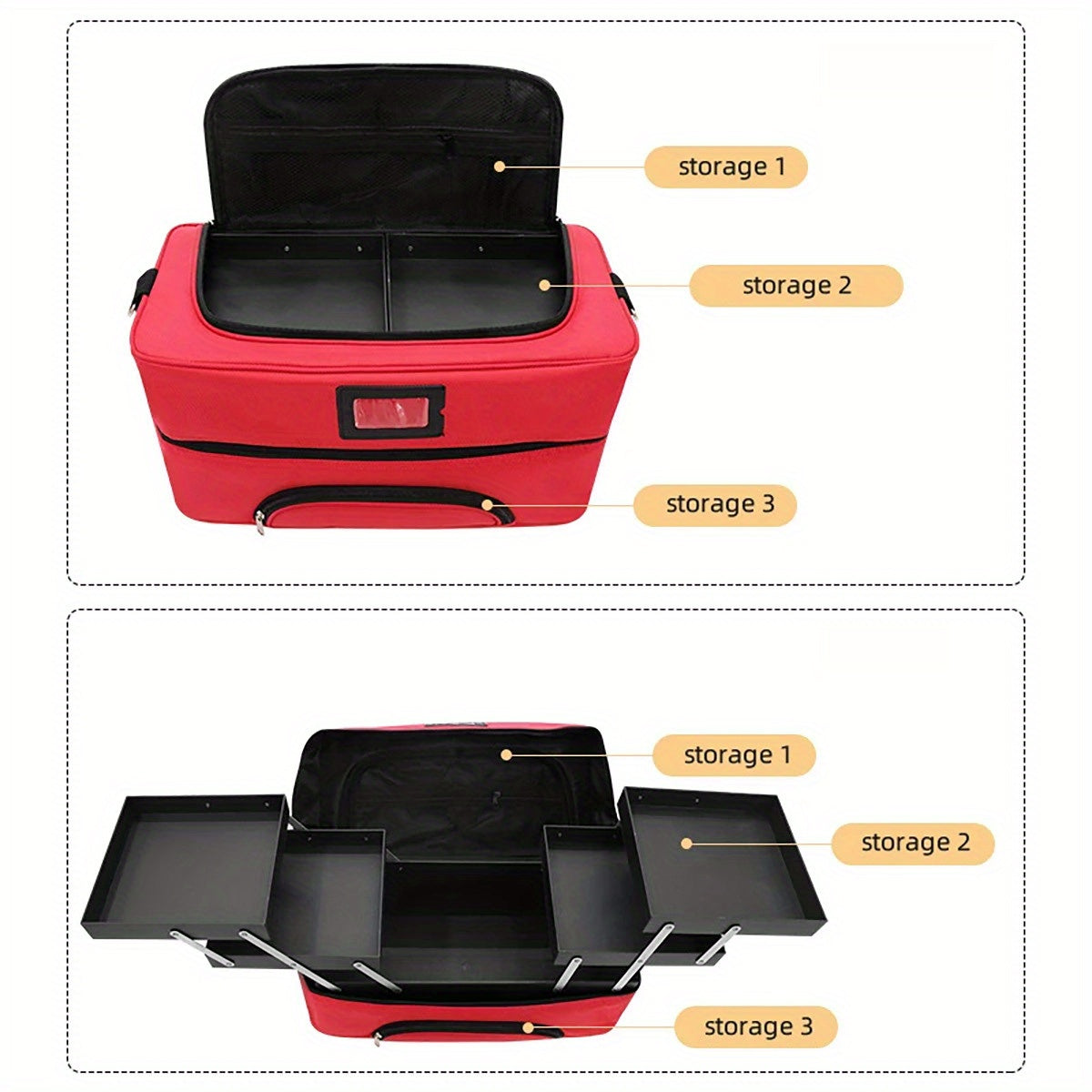Neriah | Spacious and Functional Beauty Essentials Organizer 5