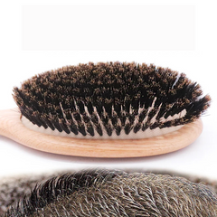 NaturEase Comb - Premium Wooden Hairbrush for Straightening & Styling-2