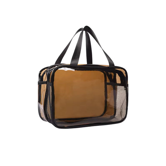 Clare | Clearer and practical cosmetic bag with double compartment 1