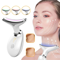 AgeDefy - EMS Neck & Face Lifting Massager with Skin Tightening LED Therapy-2