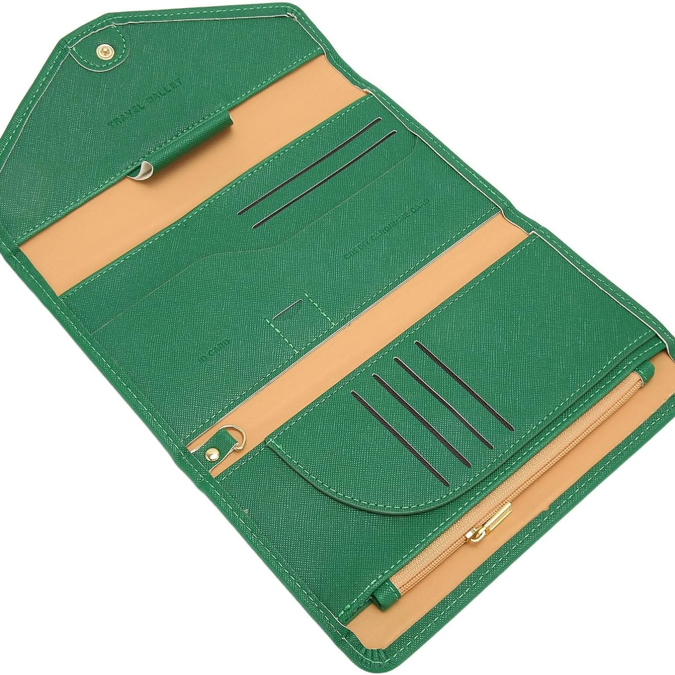 Alexia | Green Travel Wallet Pass Holder 4