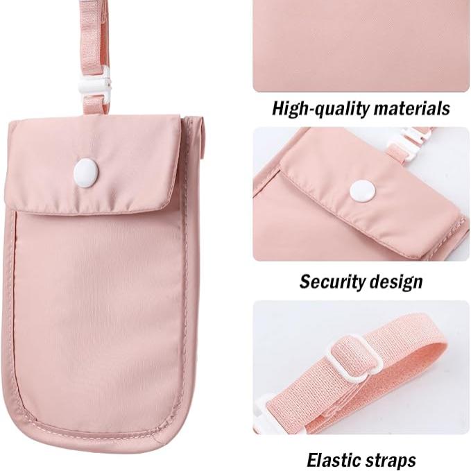 Louisa | RFID Travel Bra Wallet with Adjustable Strap 4
