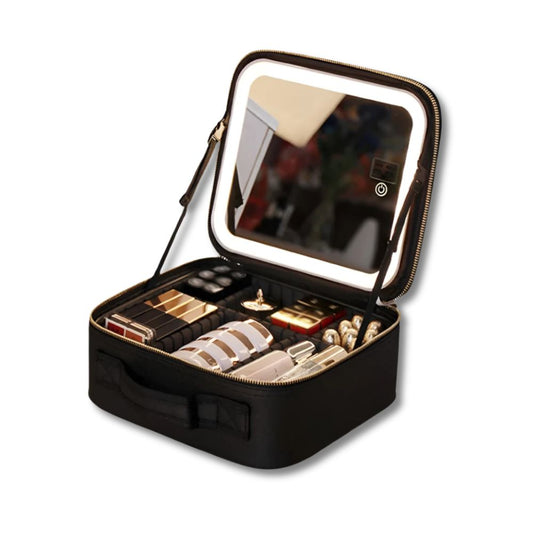 Pearls | Stylish & Portable LED Light Mirror Cosmetic Case 1