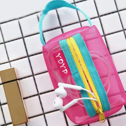 Raina | Transparent Colored Mesh Makeup Bag 5