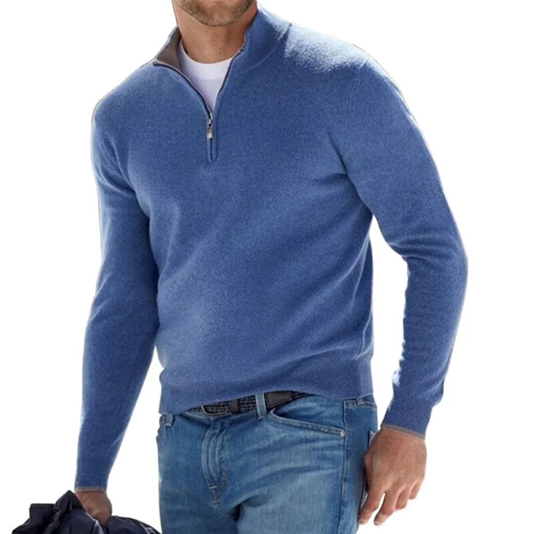 MORRIS | Zip-Up Pullover Men-3