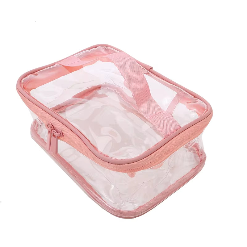 Braelyn | Waterproof Clear Travel Makeup Cosmetic Bag with Zipper 4